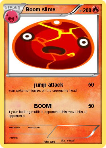 Pokemon Boom slime