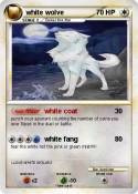 white wolve