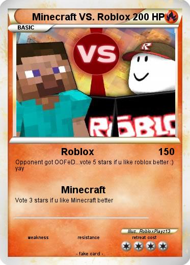 Minecraft and Roblox