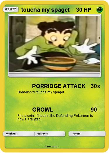 Pokemon toucha my spaget