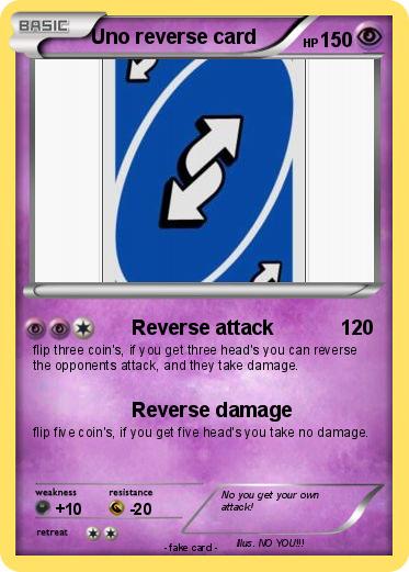 Pokemon Uno reverse card 39