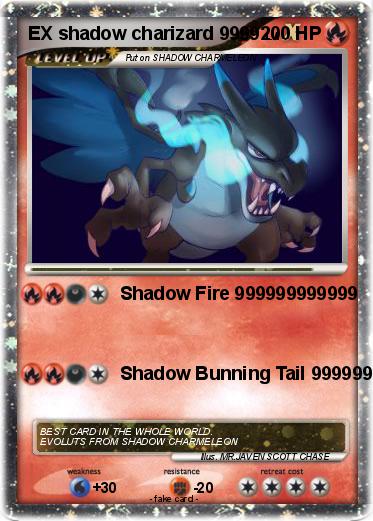Pokemon EX shadow charizard 9999