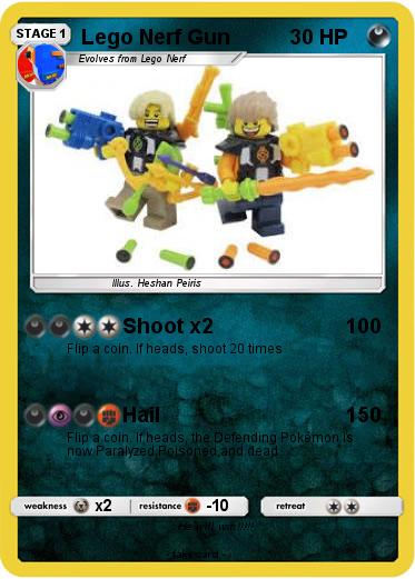Pokemon Lego Nerf Gun