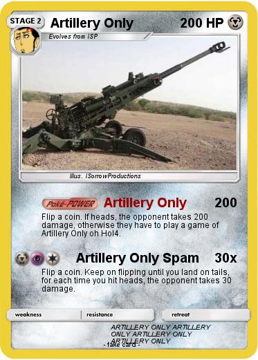Pokemon Artillery Only 1