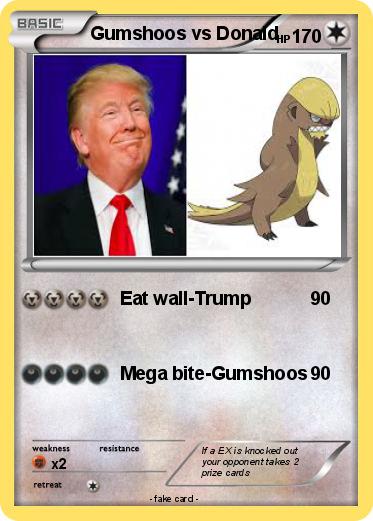 Pokemon Gumshoos vs Donald