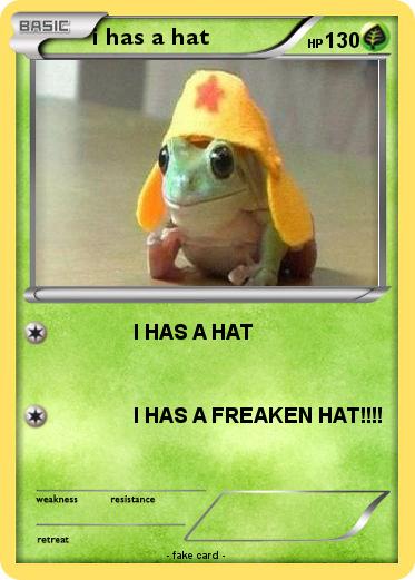 Pokemon i has a hat