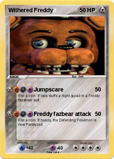 Pokemon Withered Freddy Fazbear 2
