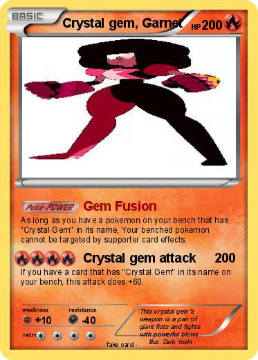Pokemon Crystal gem, Garnet
