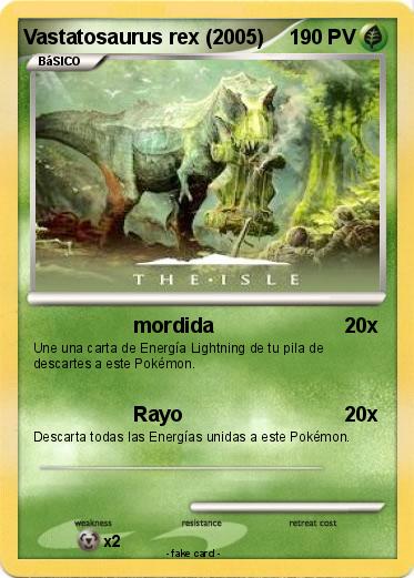 Pokemon Vastatosaurus rex (2005)