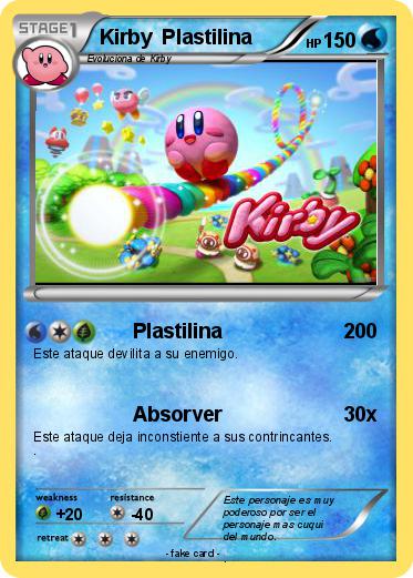 Pokemon Kirby Plastilina