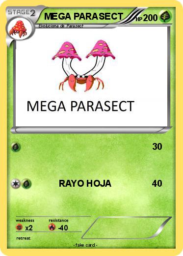Pokemon MEGA PARASECT
