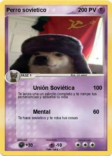 Pokemon Perro sovietico