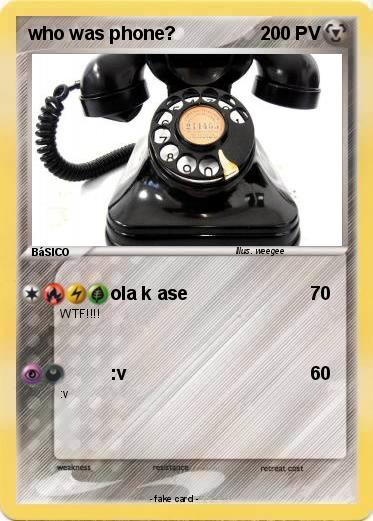 Pokemon who was phone?