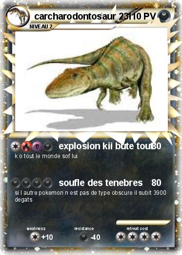Pokemon carcharodontosaur 23