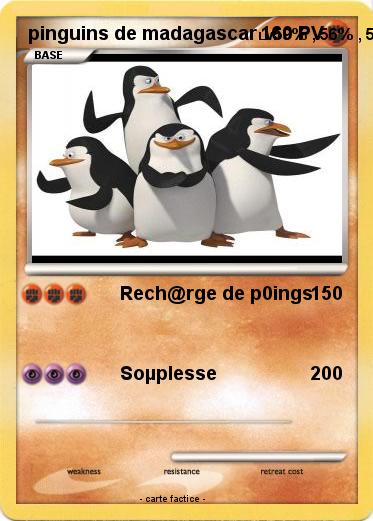 Pokemon pinguins de madagascar