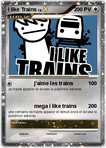 Pokemon I like Trains