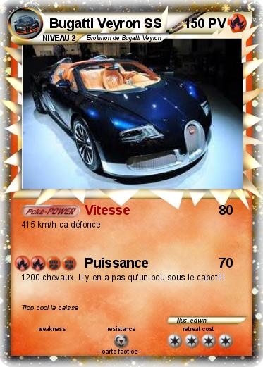 Pokemon Bugatti Veyron SS