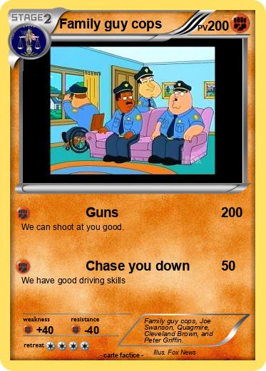 Pokemon Family guy cops