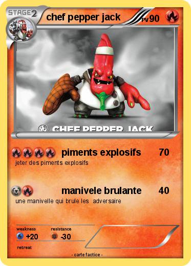 Pokemon chef pepper jack