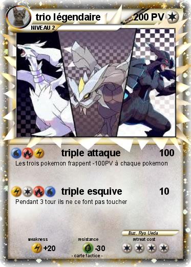 Pokemon trio légendaire