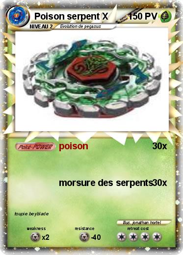 Pokemon Poison serpent X 2