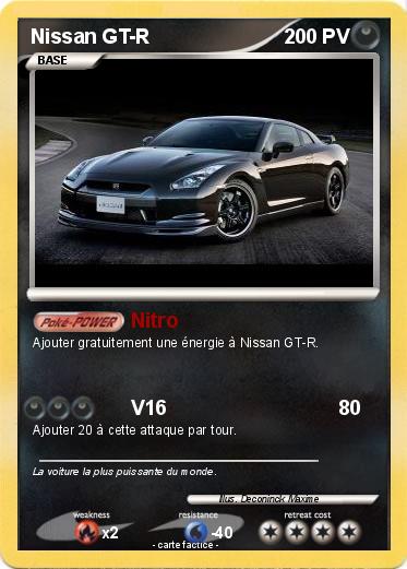 Pokemon Nissan GT-R