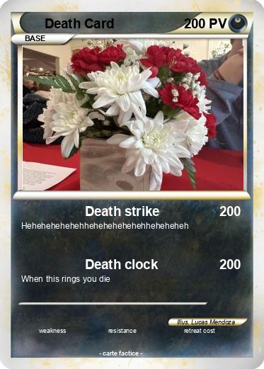 Pokemon Death Card