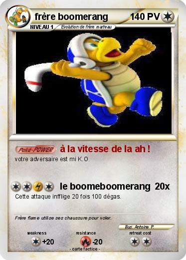 Pokemon frère boomerang