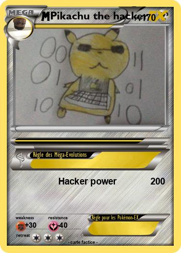 Pokemon Pikachu the hacker