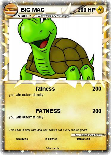 Pokémon BIG MAC 141 141 - fatness - My Pokemon Card