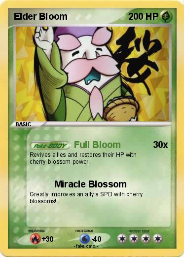 Pokémon Elder Bloom - Full Bloom - My Pokemon Card
