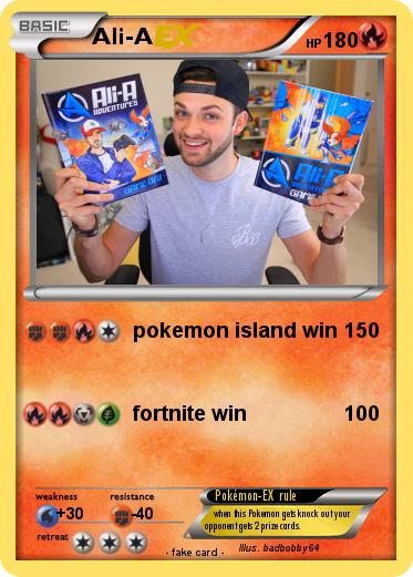 Pokémon Ali A 19 19 - pokemon island win - My Pokemon Card