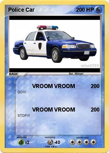 Pokemon Police Car