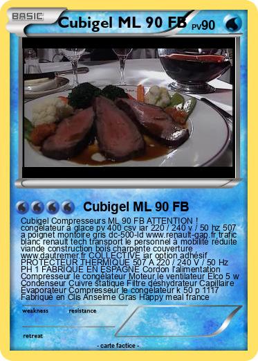 Pokemon Cubigel ML 90 FB