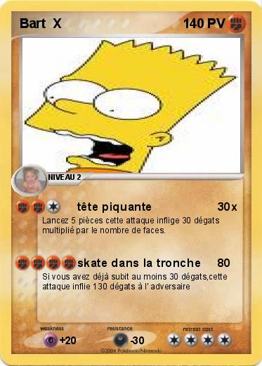 Pokemon Bart  X