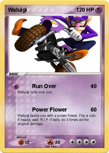 Pokémon Waluigi 212 212 - Run Over - My Pokemon Card