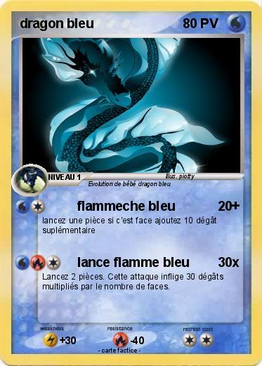 Pokemon dragon bleu