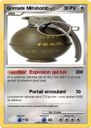 Pokemon Grenade Millsbomb