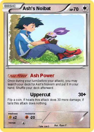 Pokémon Ash s Noibat 2 2 - Ash Power - My Pokemon Card