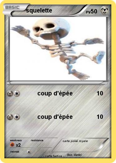 Pokemon squelette