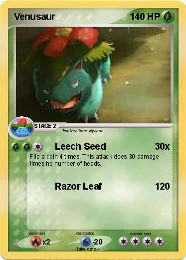 leech seed pokemon