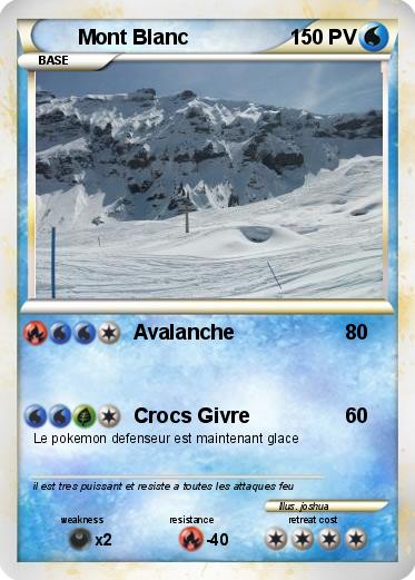 Pokemon Mont Blanc