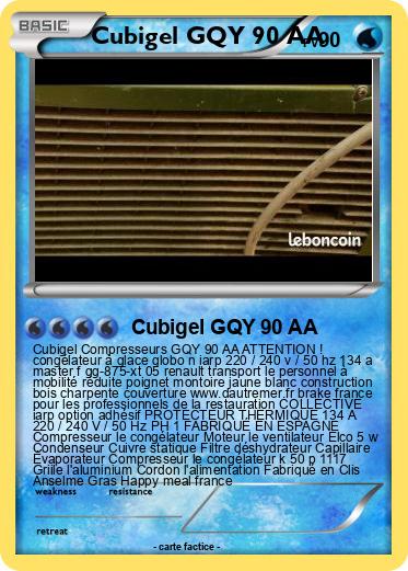 Pokemon Cubigel GQY 90 AA