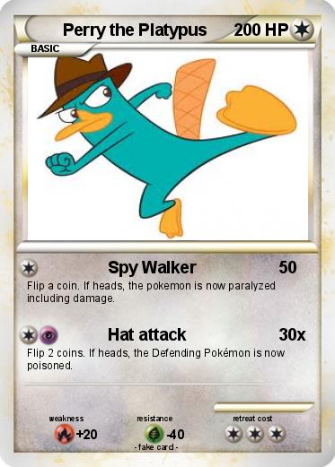 yellow platypus pokemon
