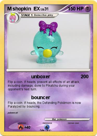 Pokémon M shopkin EX 1 1 - unboxer - My Pokemon Card