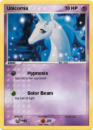 Pokémon Unicornia 3 3 - Hypnosis - My Pokemon Card