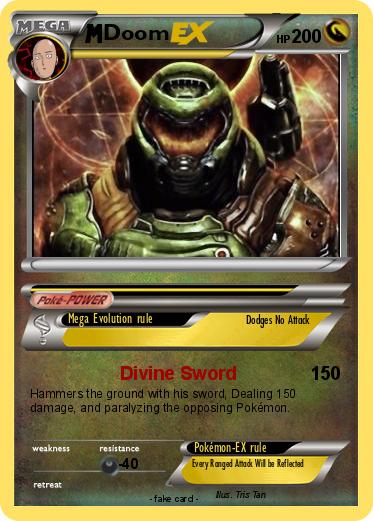 Pokémon Doom 691 691 Divine Sword My Pokemon Card