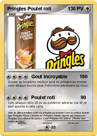 Pokemon Pringles Poulet roti
