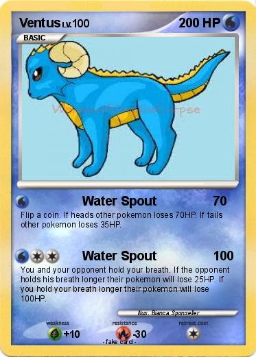 water spout pokemon