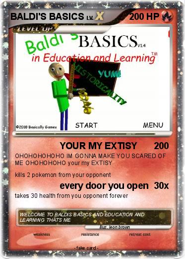 Pokemon BALDI'S BASICS